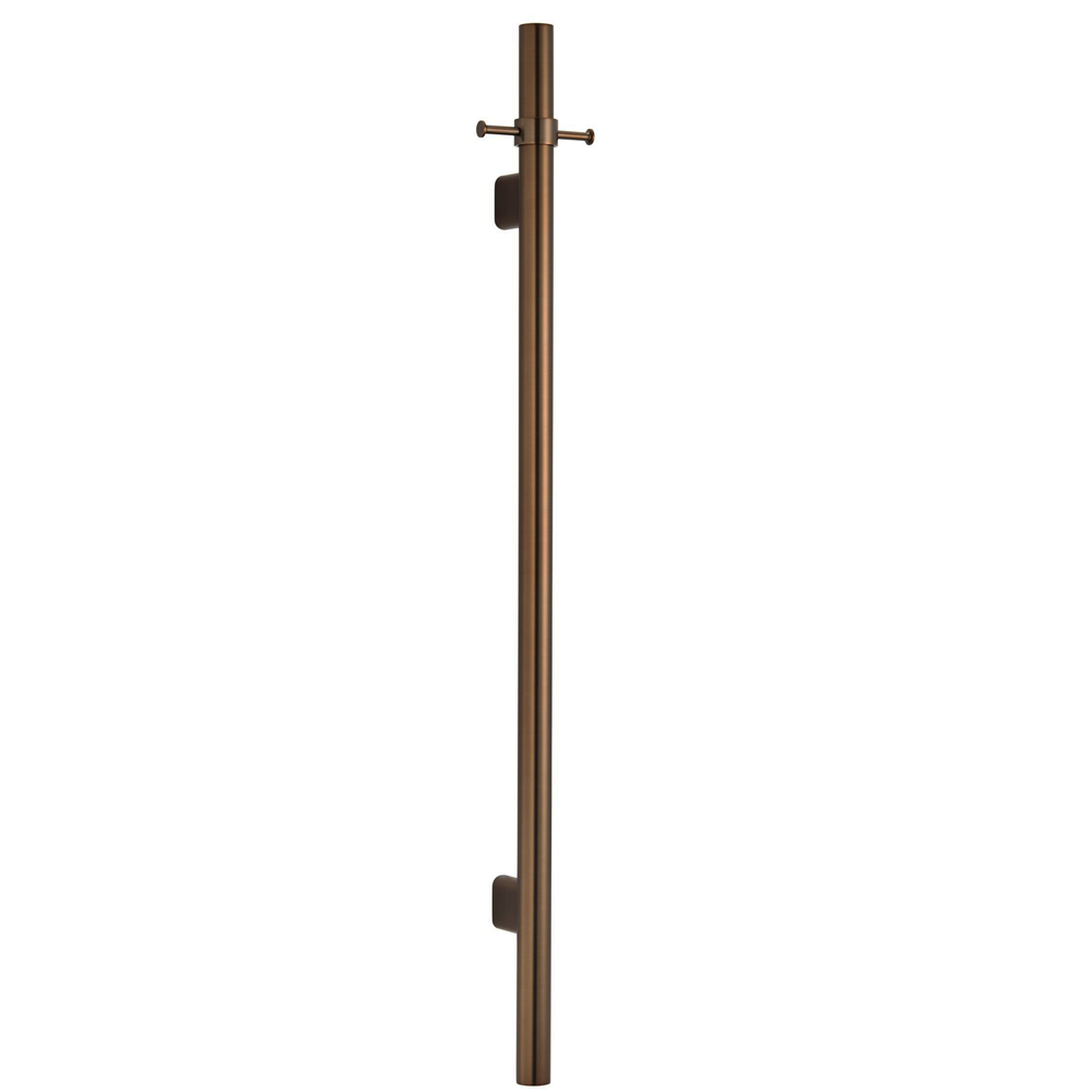 Bella Vista Mica Vertical Heated Towel Rail Dusk Bronze VHTR-DB