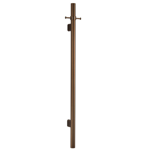 Bella Vista Mica Vertical Heated Towel Rail Dusk Bronze VHTR-DB