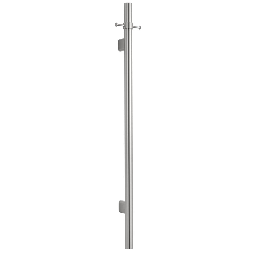 Bella Vista Mica Vertical Heated Towel Rail Brushed Nickel VHTR-BN
