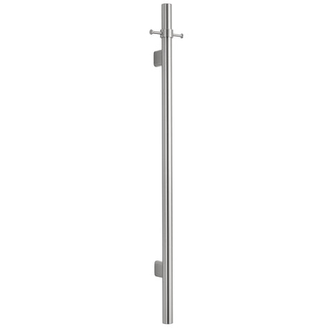 Bella Vista Mica Vertical Heated Towel Rail Brushed Nickel VHTR-BN
