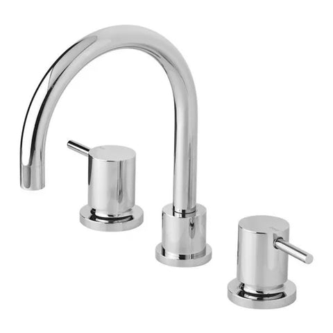 Phoenix Vivid Pin Lever Basin Set Swivel Gooseneck Outlet Lead Free Chrome VP101-00-1
