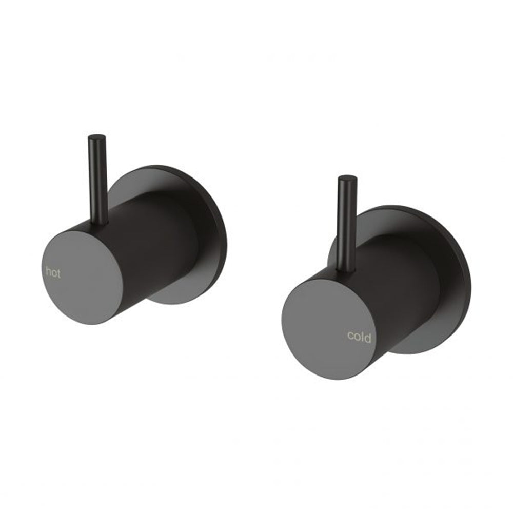 Phoenix Vivid Slimline Wall Top Assemblies Matte Black VS060-10-1