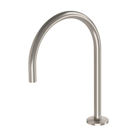 Phoenix Vivid Slimline Hob Sink Outlet 220mm Gooseneck Brushed Nickel VS0720-40-1