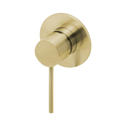 Phoenix Vivid Slimline SwitchMix Shower / Wall Mixer Fit-Off Kit Brushed Gold VS2805-12-1