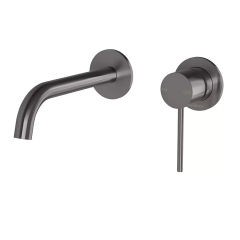Phoenix VS SwitchMix Wall Basin/Bath Mixer Set 60mm Lead Free Brushed Carbon VS2814-31-1