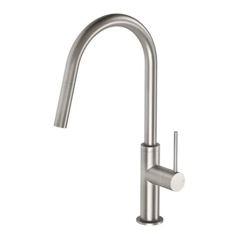 Phoenix Vivid Slimline Pull Out Sink Mixer 200mm Lead Free Brushed Nickel VS7105-40-1