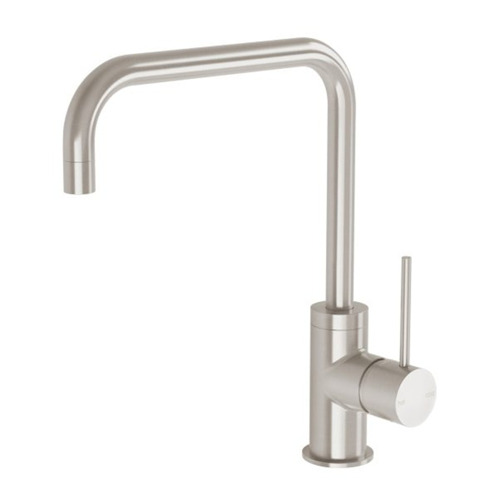 Phoenix Vivid Slimline Sink Mixer 220mm Squareline Brushed Nickel VS731-40-1