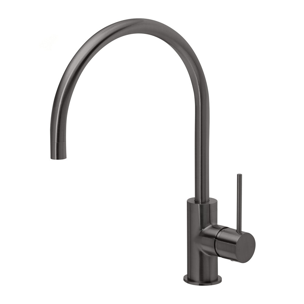 Phoenix Vivid Slimline Sink Mixer 220mm Gooseneck Brushed Carbon VS733-31-1