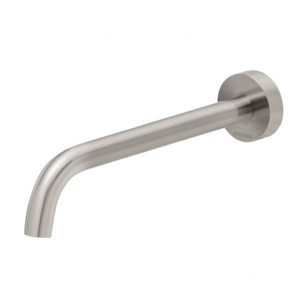 Phoenix Vivid Slimline Bath Outlet 230mm Curved Brushed Nickel VS7640-40-1