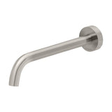 Phoenix Vivid Slimline Bath Outlet 230mm Curved Brushed Nickel VS7640-40-1