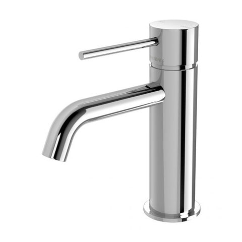 Phoenix Vivid Slimline Basin Mixer Curved Outlet Chrome VS7701-00-1
