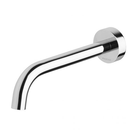 Phoenix Vivid Slimline Wall Basin Outlet 180mm Curved Chrome VS774-00-1