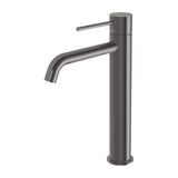 Phoenix Vivid Slimline Vessel Mixer Curved Outlet Brushed Carbon VS7901-31-1