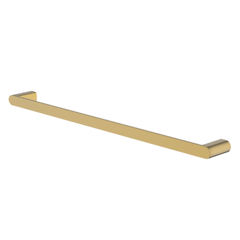 Abey Vela Single Towel Rail 600mm Brushed Brass VSTR600-BB