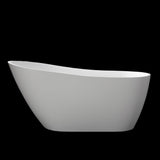 Kaskade Pure Hannah Freestanding Slipper Bath 1680mm Matte White VX37-1680-NIK8642NA