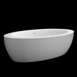 Kaskade Pure Elizabeth Freestanding Oval Bath 1900mm Matte White VX44-1900-NIK8615NA