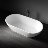Kaskade Pure Aveo MKII Freestanding Oval Bath 1780mm Matte White VX43-1780-NIK8619NA