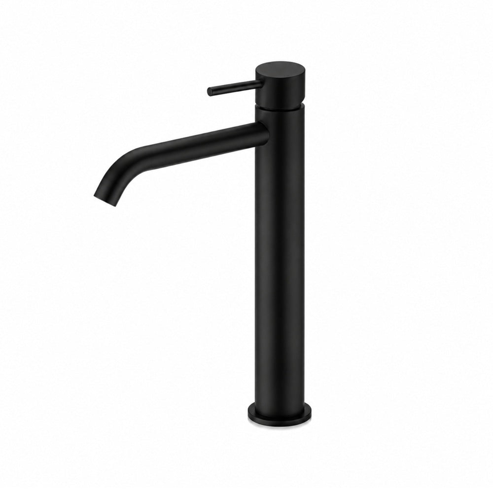 Amelie Royale II Vessel Basin Mixer Pin Curved Spout Matte Black BDO25B015MB