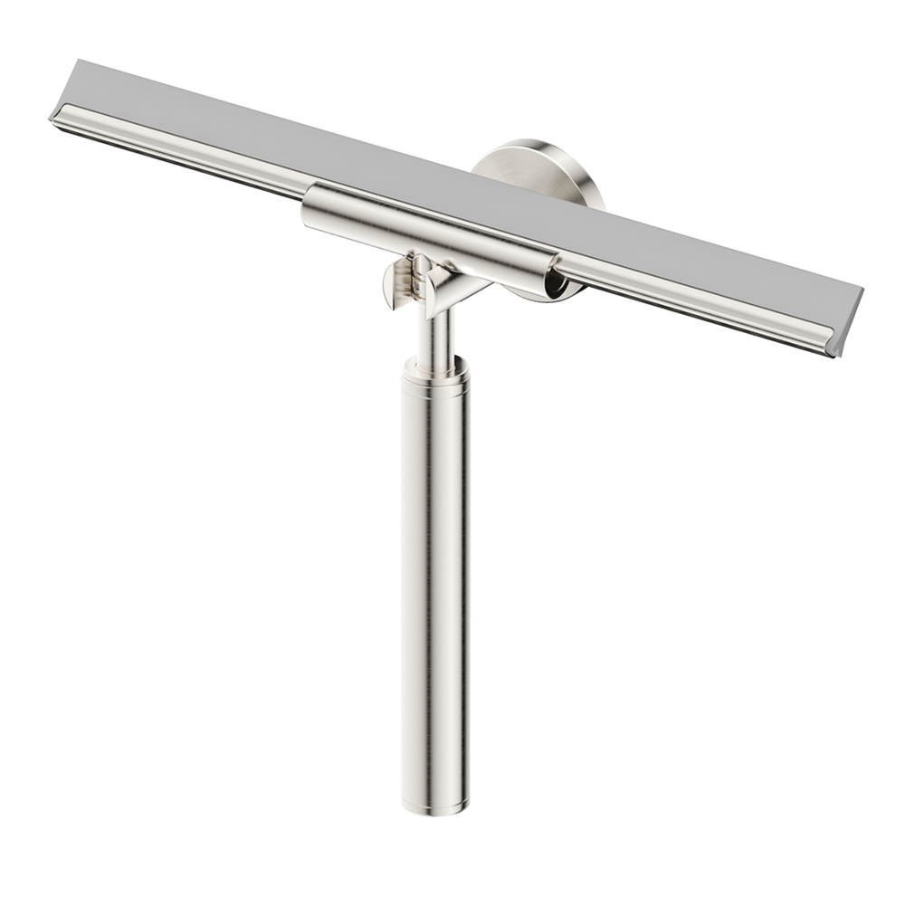 Bella Vista Mica Glass Squeegee Brushed Nickel 1164SQ-P-BN