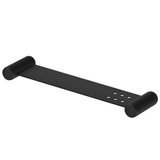 Bella Vista Mica Fluted Stainless Shelf 400mm Black 11MS-P-400-NR-BLK