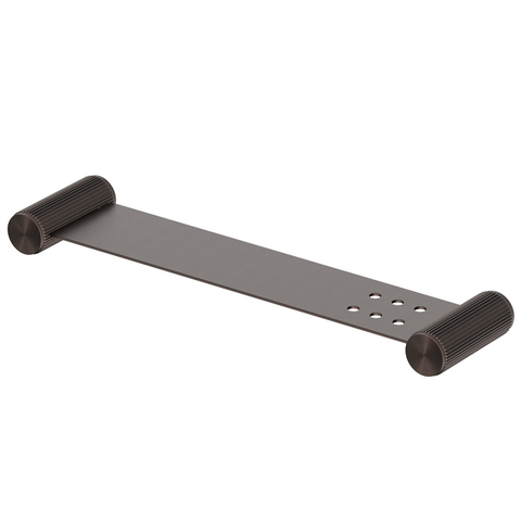 Bella Vista Mica Fluted Stainless Shelf 400mm Dusk Bronze 11MS-P-400-NR-DB
