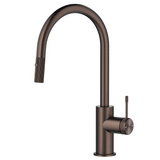 Bella Vista Mica Fluted Pull-Out Sink Mixer Dusk Bronze SM-6-PO-NR-DB