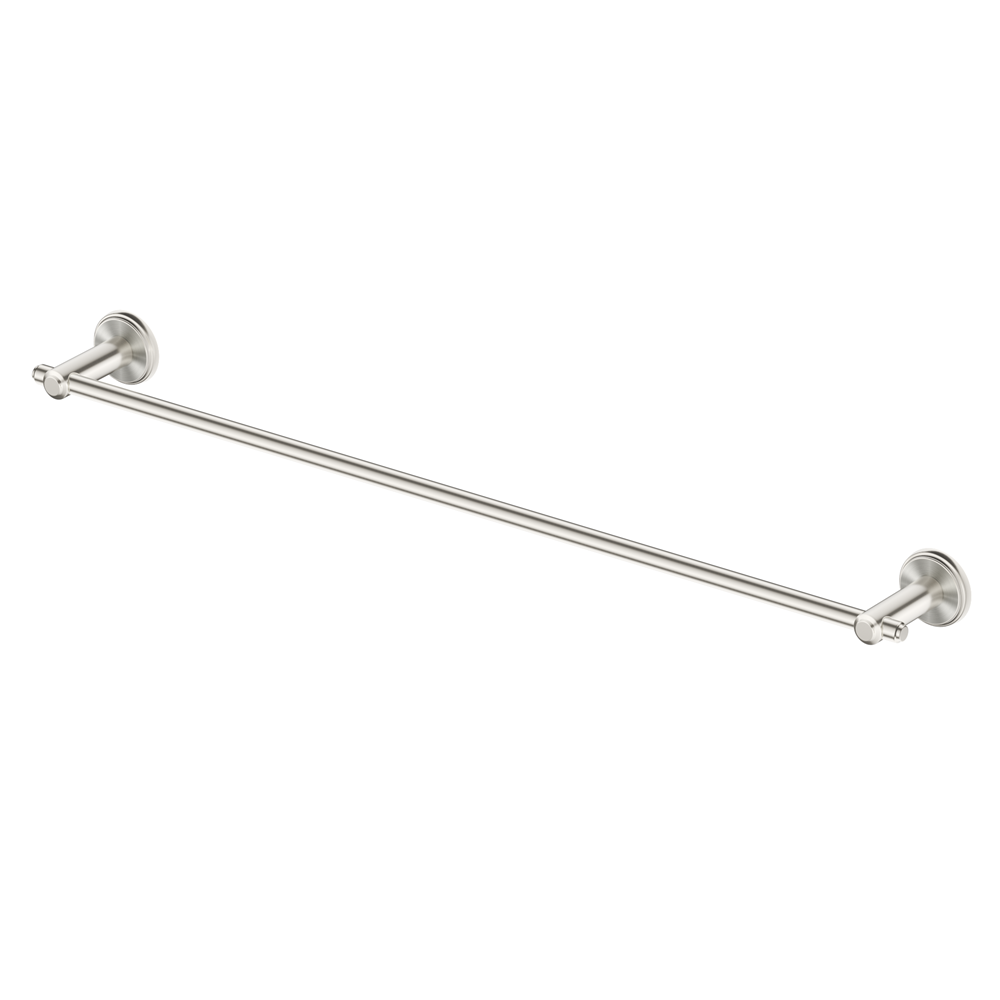 Bella Vista Mica Heritage Single Towel Rail Brushed Nickel 1724-600-BN