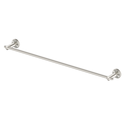 Bella Vista Mica Heritage Single Towel Rail Brushed Nickel 1724-800-BN