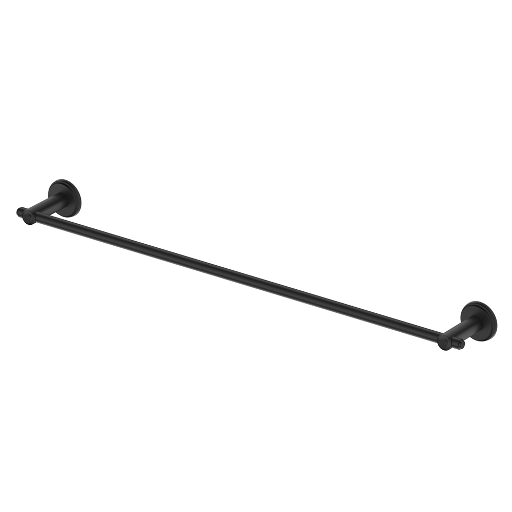 Bella Vista Mica Heritage Single Towel Rail Black 1724-800-BLK