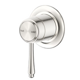 Bella Vista Mica Heritage Shower Mixer (Trim Kit only) Brushed Nickel SHM-4-BN-TK