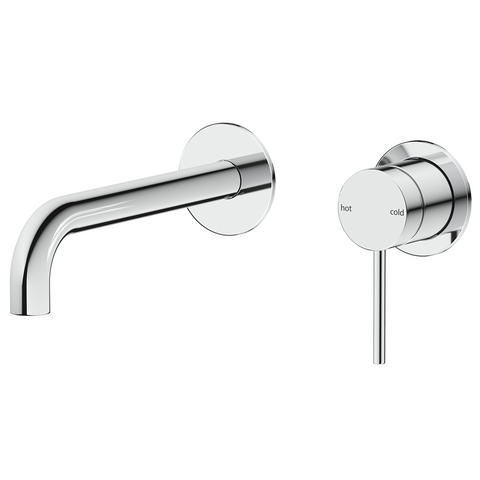 Bella Vista Mica Wall-Spout Combo Curved Spout 2P (Trim Kit only) Chrome WBC-5-2P-CP-TK