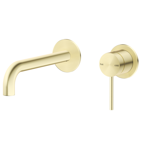 Bella Vista Mica Wall-Spout Combo Curved Spout 2P (Trim Kit only) French Gold WBC-5-2P-FG-TK