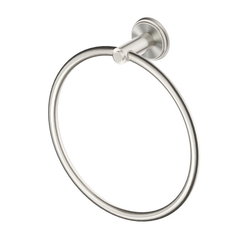 Bella Vista Mica Heritage Towel Ring Brushed Nickel 1704-BN