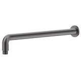 Bella Vista Mica Wall Shower Arm 450mm Curved Gunmetal WPC-450-R-GM