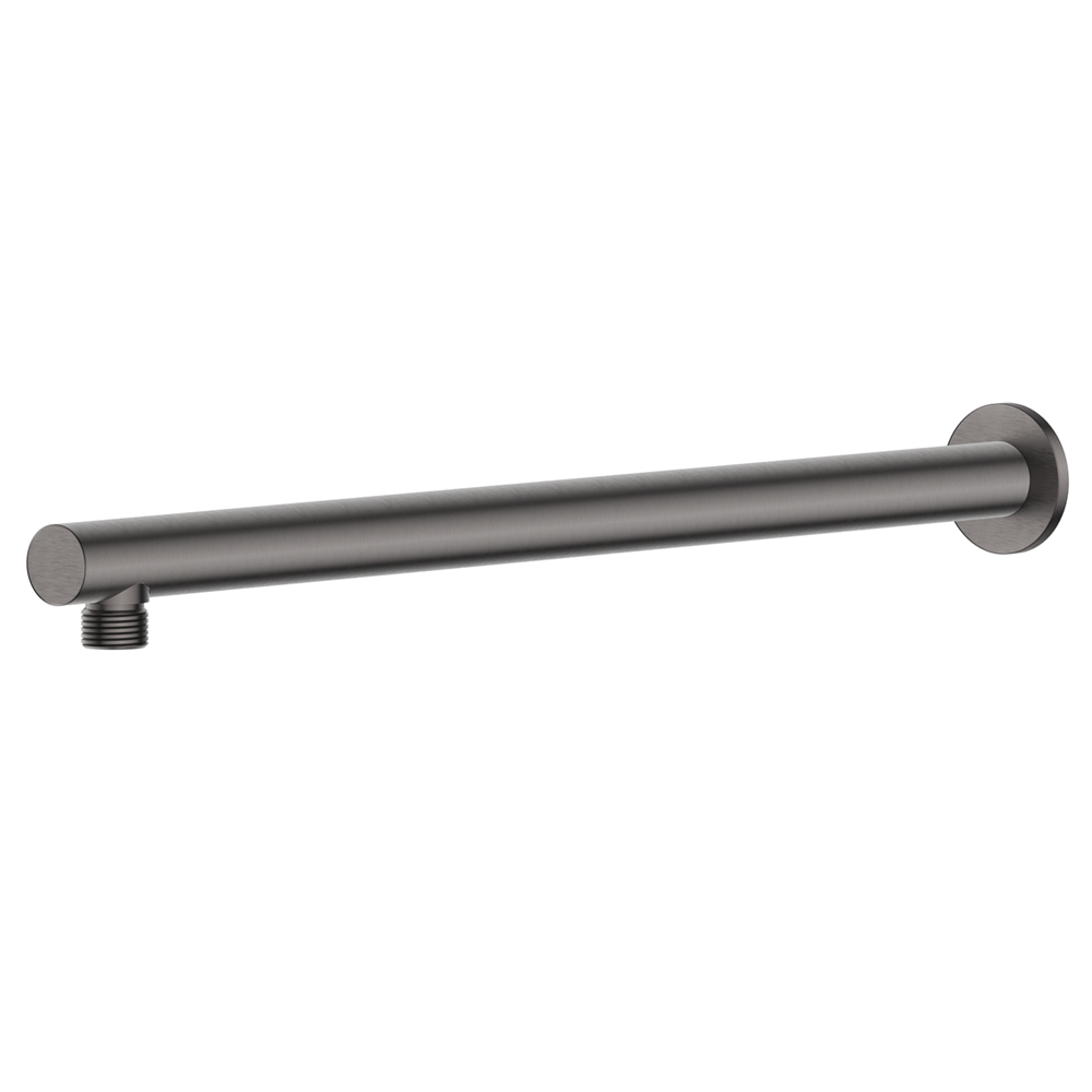 Bella Vista Mica Wall Shower Arm 450mm Straight Gunmetal WP-450-R-GM