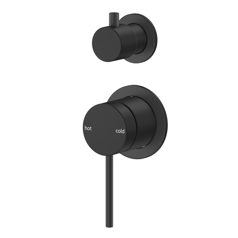 Bella Vista Mica Shower Mixer Diverter 2P (Trim Kit only) Black SHM-5-DV-2P-BLK-TK