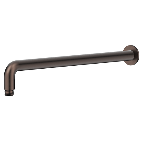 Bella Vista Mica Wall Shower Arm 450mm Curved Dusk Bronze WPC-450-R-DB