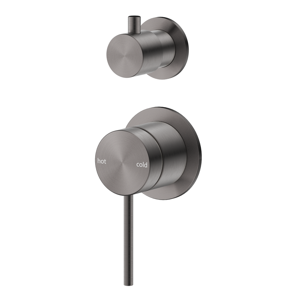 Bella Vista Mica Shower Mixer Diverter 2P (Trim Kit only) Gunmetal SHM-5-DV-2P-GM-TK