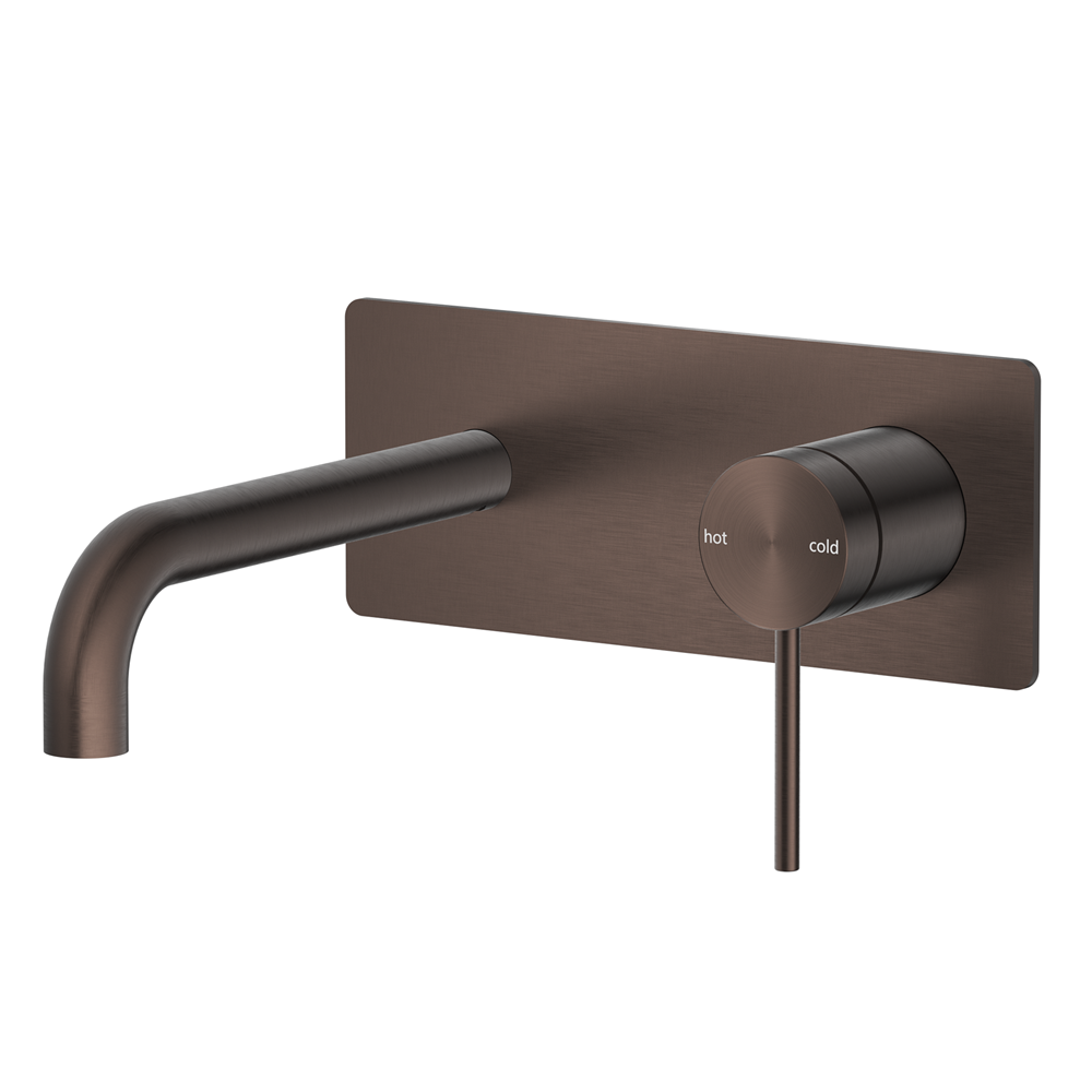 Bella Vista Mica Wall-Spout Combo Curved Spout 1P (Trim Kit only) Dusk Bronze WBC-5-DB-TK