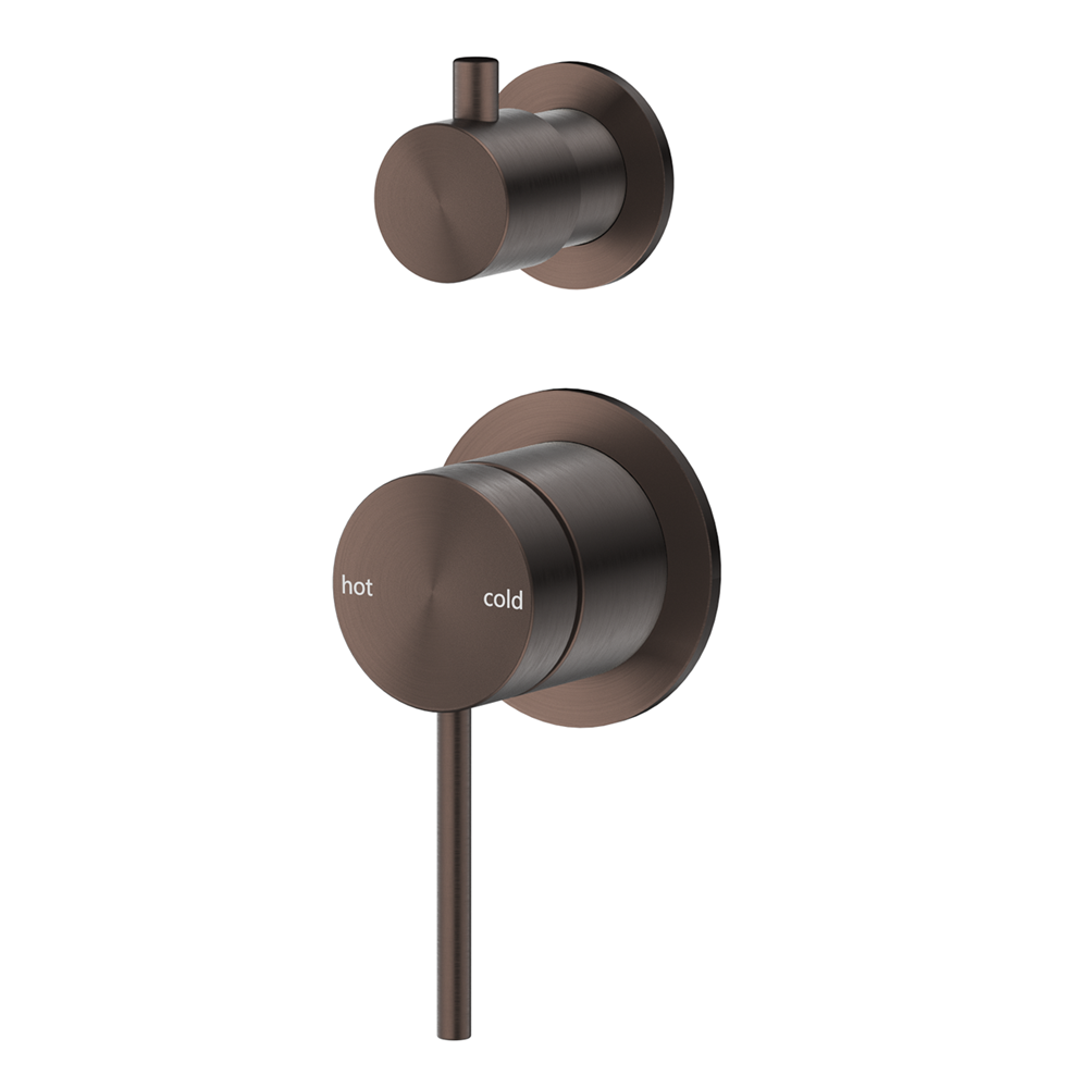 Bella Vista Mica Shower Mixer Diverter 2P (Trim Kit only) Dusk Bronze SHM-5-DV-2P-DB-TK