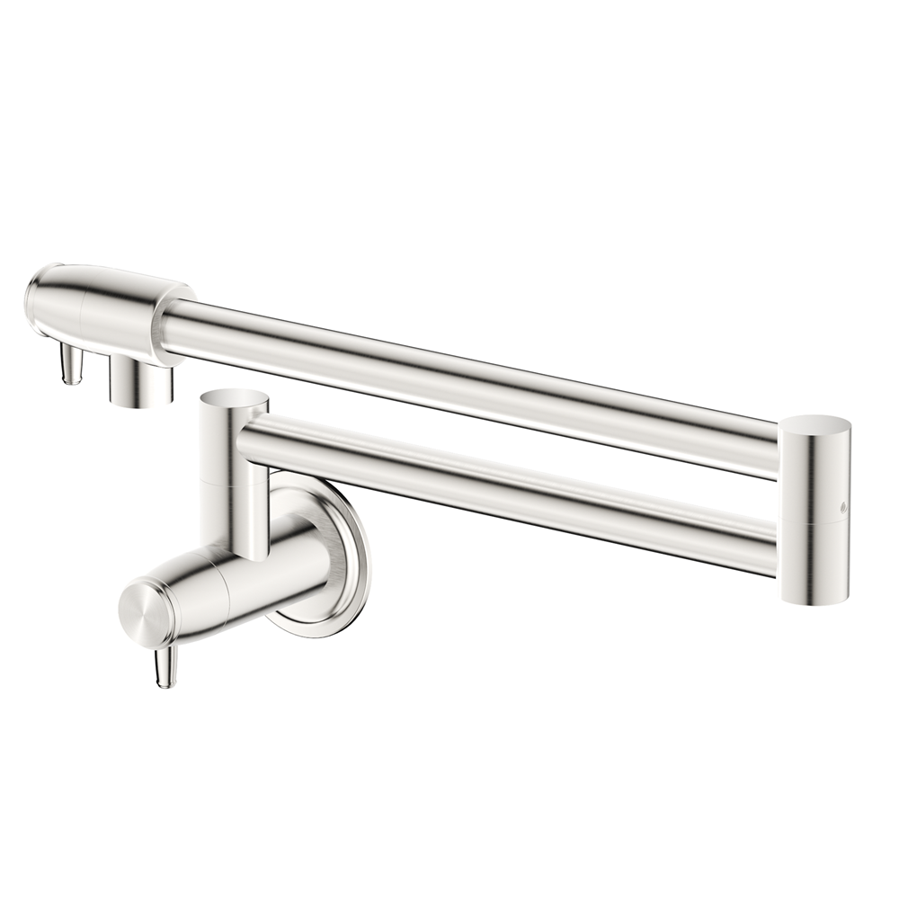 Bella Vista Mica Heritage Pot Filler Brushed Nickel PF-CL-5-BN