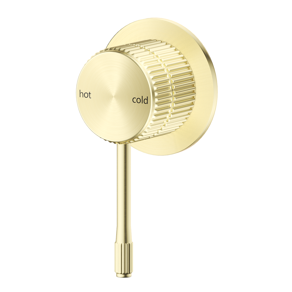 Bella Vista Mica Fluted Shower Mixer French Gold SHM-6-NR-FG
