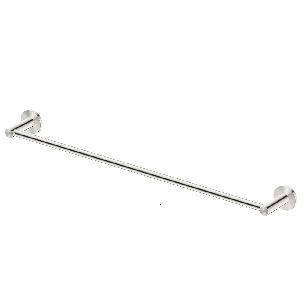 Bella Vista Mica Single Towel Rail Brushed Nickel 1124-800-P-BN