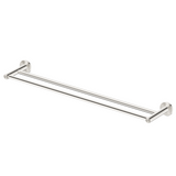 Bella Vista Mica Double Towel Rail Brushed Nickel 1148D-800-P-BN