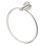 Bella Vista Mica Hand Towel Ring Brushed Nickel 1104-P-BN