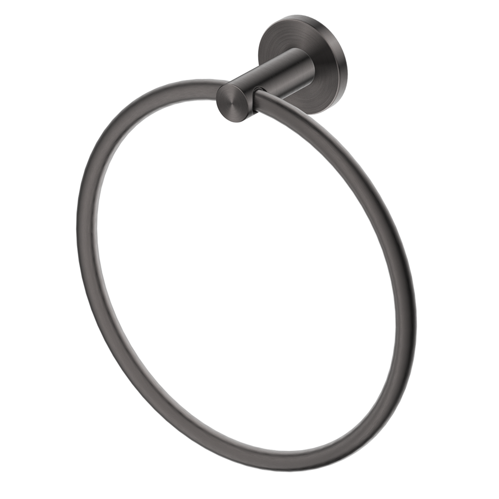 Bella Vista Mica Hand Towel Ring Gunmetal 1104-P-GM