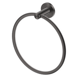 Bella Vista Mica Hand Towel Ring Gunmetal 1104-P-GM