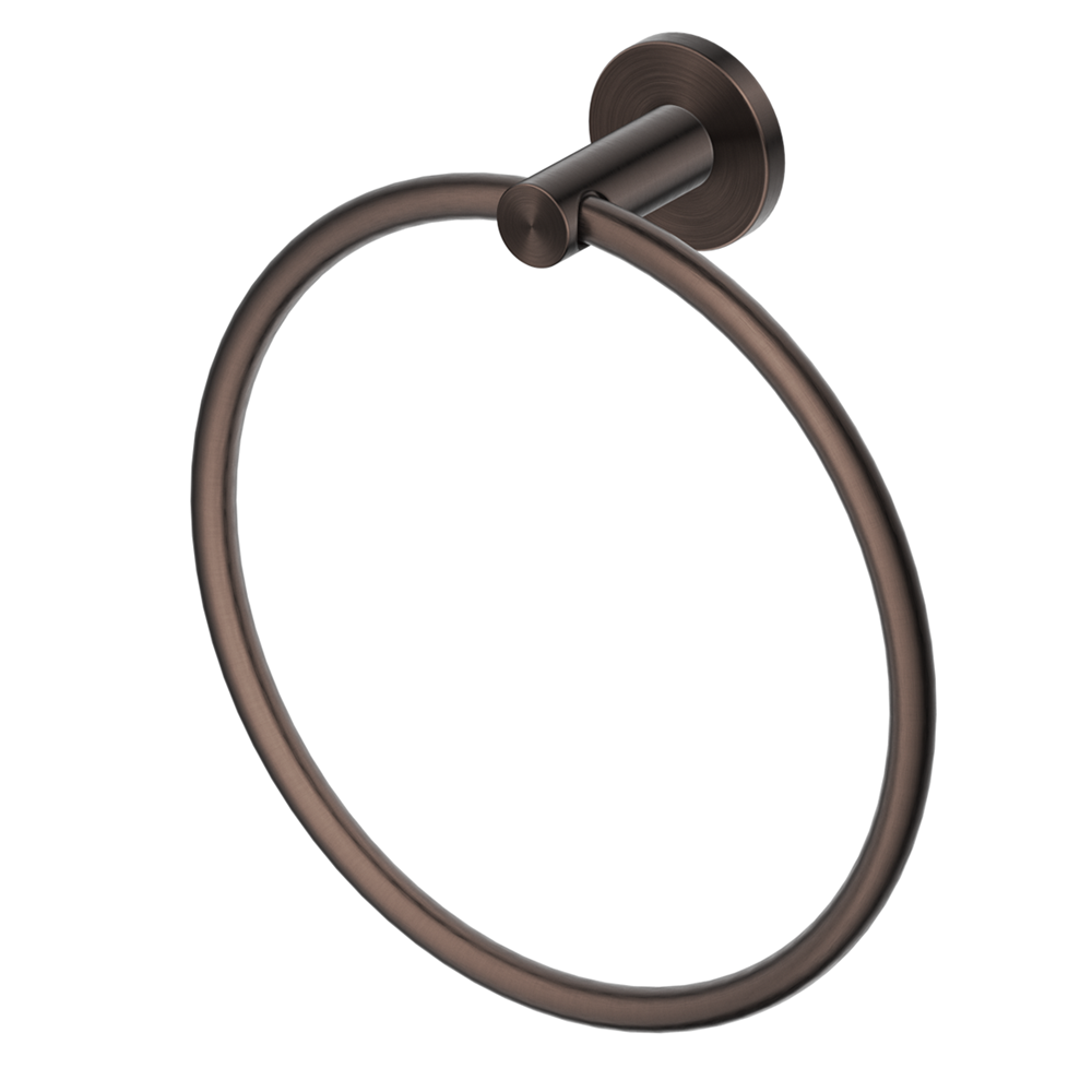 Bella Vista Mica Hand Towel Ring Dusk Bronze 1104-P-DB