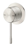 Bella Vista Mica Fluted Shower Mixer Brushed Nickel SHM-6-NR-BN