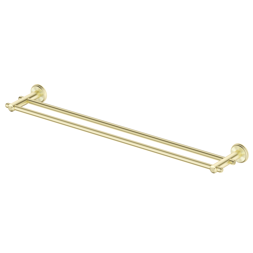 Bella Vista Mica Heritage Double Towel Rail French Gold 1748-800-FG